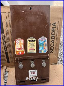 VINTAGE 1970s CONDOM VENDING MACHINE NOVELTY ITEM ORIGINAL AS IS