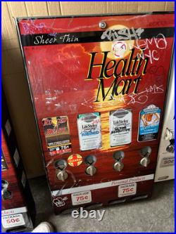 VINTAGE 1970s CONDOM VENDING MACHINE NOVELTY ITEM UNRESTORED ORIGINAL AS IS