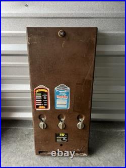 VINTAGE 1970s CONDOM VENDING MACHINE /PREVIOUSLY REFURBISHED NOVELTY ITEM