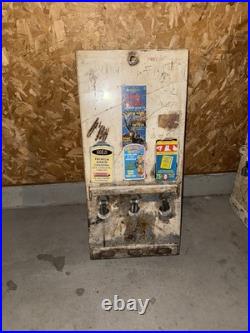 VINTAGE 1970s CONDOM VENDING MACHINE PREVIOUSLY REFURBISHED NOVELTY ITEM