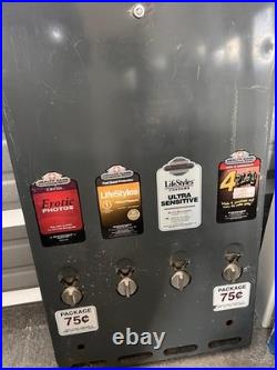 VINTAGE 1970s CONDOM VENDING MACHINE /PREVIOUSLY REFURBISHED NOVELTY ITEM