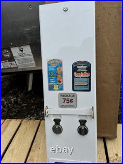 VINTAGE 1970s CONDOM VENDING MACHINE /PREVIOUSLY REFURBISHED NOVELTY ITEM