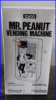 VINTAGE 1970s MR PEANUT PLANTERS GUMBALL / CANDY NUT/ VENDING MACHINE RARE