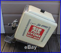 VINTAGE 40s Multiplex Lyons Root Beer Rootbeer Outboard Soda Fountain Dispenser