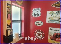 VINTAGE 50's CONDOM/NOVELTY VENDING MACHINE REFURBISHED withNOS LABEL and PRODUCT