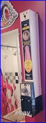 VINTAGE 50's CONDOM/NOVELTY VENDING MACHINE REFURBISHED withNOS LABEL and PRODUCT