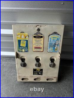 VINTAGE 80's CONDOM NOVELTY VENDING MACHINE PREVIOUSLY REFURBISHED