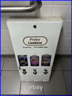 VINTAGE 80s CONDOM NOVELTY VENDING MACHINE PREVIOUSLY REFURBISHED