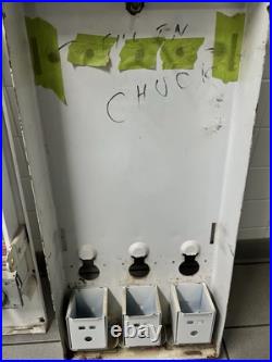 VINTAGE 80s CONDOM NOVELTY VENDING MACHINE PREVIOUSLY REFURBISHED