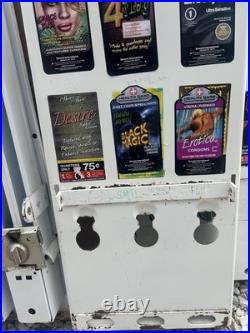 VINTAGE 80s CONDOM NOVELTY VENDING MACHINE PREVIOUSLY REFURBISHED COVER