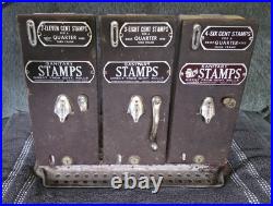 VINTAGE ANTIQUE ART DECO Vending Machine 6 8 11 Cent Postage Stamp Machine