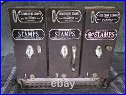 VINTAGE ANTIQUE ART DECO Vending Machine 6 8 11 Cent Postage Stamp Machine