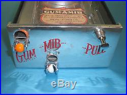 Vintage Antique Gum-a-mib Marble And Gumball Vending Machine
