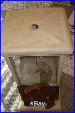 Vintage Antique Master Penny Drop Gumball Peanut Vending Machine