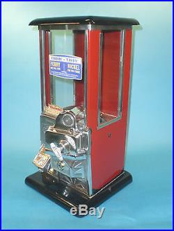 Vintage Antique Master Penny Or Nickel Low Top Gumball Bulk Vending Machine