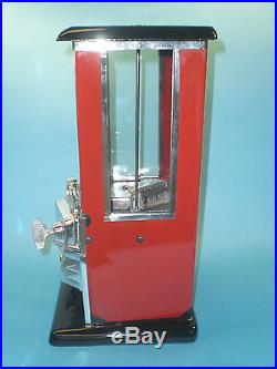 Vintage Antique Master Penny Or Nickel Low Top Gumball Bulk Vending Machine