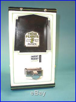 Vintage Antique Moderne Peanut Bulk Vending Machine