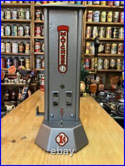 VINTAGE Art Granite Safety MATCH BOOK DISPENSER PENNY 1 Cent Vending Machine