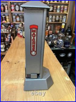 VINTAGE Art Granite Safety MATCH BOOK DISPENSER PENNY 1 Cent Vending Machine