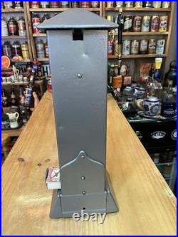 VINTAGE Art Granite Safety MATCH BOOK DISPENSER PENNY 1 Cent Vending Machine