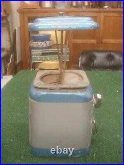 VINTAGE BELL NATIONAL ONE CENT GUMBALL MACHINE for parts or repair