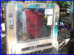 Vintage Cigarette Vending Machine Complete Very Restorable Dirty But No Dents
