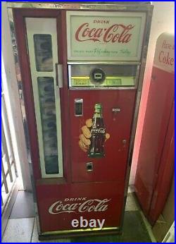 VINTAGE COCA COLA COKE DRINK BOTTLE SODA MACHINE COOLER Cavalier