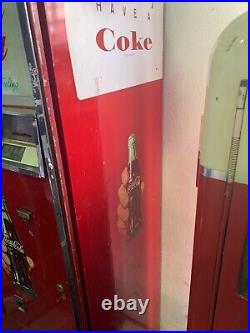 VINTAGE COCA COLA COKE DRINK BOTTLE SODA MACHINE COOLER Cavalier