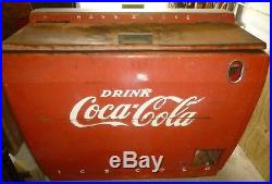 VINTAGE, COCA COLA MACHINE, Cooler, Pepsi, Chest, Antique, Vending, Slider, Vendo