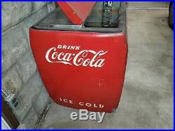 VINTAGE, COCA COLA MACHINE, Cooler, Pepsi, Chest, Antique, Vending, Slider, Vendo