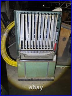 VINTAGE COIN OPERATED CIGARETTE VENDING MACHINE, 1940's NATIONAL VENDORS MODEL