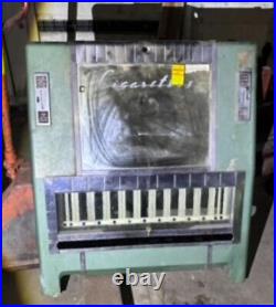 VINTAGE COIN OPERATED CIGARETTE VENDING MACHINE, 1940's NATIONAL VENDORS MODEL