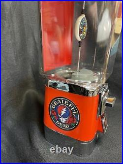 VINTAGE Grateful Dead V-Line Gumball machine Classic Rock Roll Vending Candy NOS