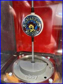 VINTAGE Grateful Dead V-Line Gumball machine Classic Rock Roll Vending Candy NOS