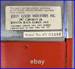 VINTAGE JOLLY GOOD INDUSTRIES PENNY GUM MACHINE DELICIOUS CHEWING GUM with2 KEYS