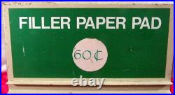 VINTAGE SCHOOL NOTBOOK PAPER VENDING MACHINE Coin Slot Operated (EZS000944)