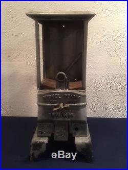 Vintage The Brice Williams Co. Cast Metal Peanut Vending Machine Kokomo, Indiana
