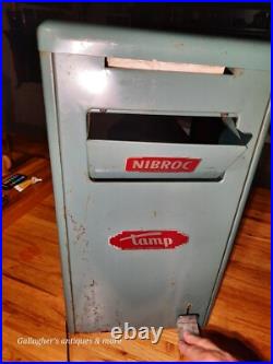 VINTAGE Tampon Tamp Nibroc Dispose Dispense trash can Vending machine no key