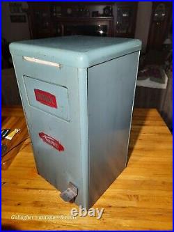VINTAGE Tampon Tamp Nibroc Dispose Dispense trash can Vending machine no key