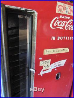 Vintage Upright Untouched Wv-6-t Westing House Coke Machine