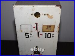VINTAGE USPS 14 1/2 US POSTAGE STAMPS 5c 10c COUNTER TOP COIN VENDING MACHINE