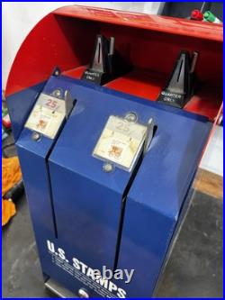 VINTAGE US POSTAGE STAMP MACHINE WithKEYS MODEL S70- 2M SELECTRA POSTAGE VENDOR
