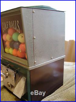 Vintage Victor 77 Golf Ball Vending Machine Dispenser Works Great