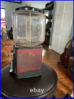 VINTAGE Victor Topper Deluxe 1 Cent Nuts / Candy Machine Gum Ball