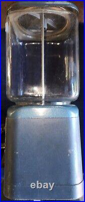 VTG 1960's Oak Acorn 1 Cent Gumball Candy Prize Dispenser Machine NO Key WORKS