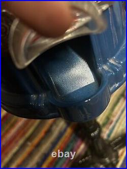 VTG 1985 Carousel Blue Gumball Machine NOS never Used Clean With Stand MINT