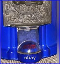VTG 25th Anniversary Pillsbury Doughboy Co. 18 Gumball Coin Machine Blue/White