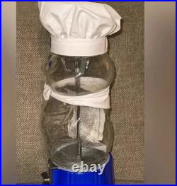 VTG 25th Anniversary Pillsbury Doughboy Co. 18 Gumball Coin Machine Blue/White