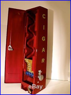 Vtg Cigar Vending Machine, Coin Op Cutter, Store Display, Hershey, Trade Stimulator
