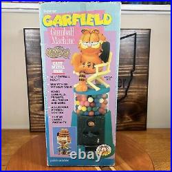 VTG Garfield The Cat Cartoon in Movie Director's Chair Gumball Machine 14.5 in